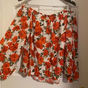 🍁Forever21 Rose Top🍁